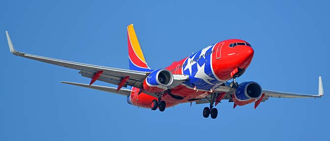 Southwest 737-7H4 N922WN Tennessee One, Phoenix Sky Harbor, November 27, 2017